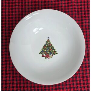 Sea Gull China Vintage Christmas Collection Dinnerware Large Serving Bowl 8.75"
